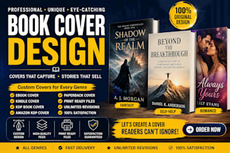 design professional book cover or ebook coverdesign professional book cover