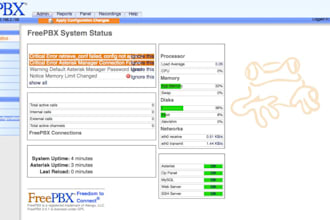 fix voip sip trunk and connect ai voice agent on asterisk freepbx 3cx