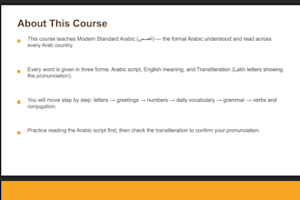 help you speak arabic fosha or algerian draija