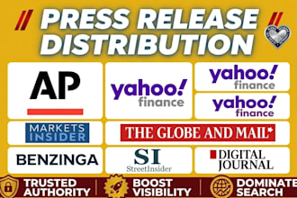publish your article on yahoo finance apnews,com and streetinsider,com barchart