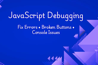 find and fix your javascript errors and bugs