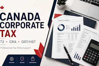 file canada corporate tax return, t2 corporate tax, cra filing, gst hst