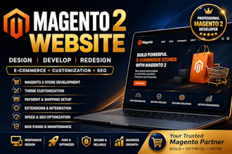 develop customize redesign magento 2 ecommerce website store