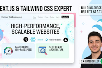 develop a modern responsive website