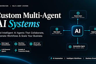 build a custom multi agent ai system and agentic workflow for your business