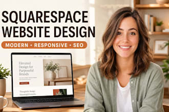 setup, design or redesign ready to sell squarespace website, squarespace store