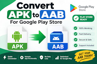 convert your apk files to playstore ready aab files