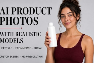 create realistic ai product photos with lifestyle models