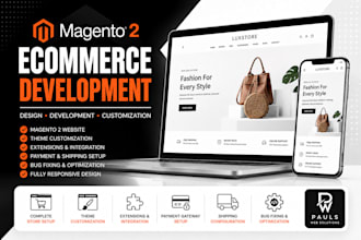 do a professional magento 2 ecommerce website