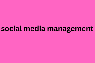 be your social media management