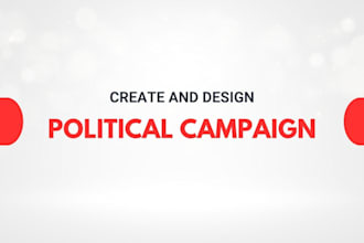 create and design political campaign website and contents