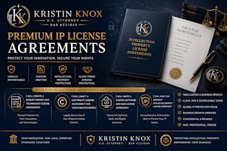 write a custom software and saas license agreement