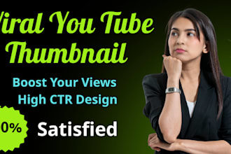 design eye catching youtube and facebook video thumbnails