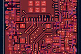 create esp32 pcb design with schematic, pcb layout, bom and gerber files