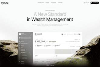 design a modern website UI UX