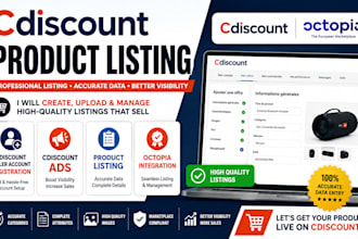 register seller and bulk list standout your products on cdiscount, cdiscount seo
