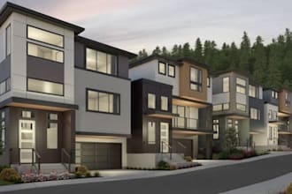 create 3d exterior renders for home facade and house remodel design