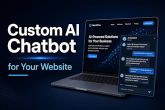 develop ai website, build custom ai chatbot website with openai or claude ai