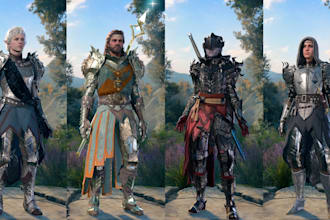 create custom armor, weapons, helmet and rig model for bannerlord, skyrim, ck3
