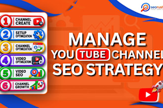 professionally manage your youtube channel with SEO strategy