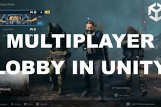 create unity multiplayer, matchmaking, lobby, dedicated server and online game