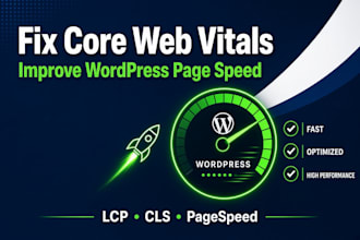 fix core web vitals and improve wordpress page speed lcp
