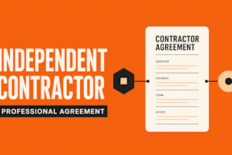 draft a professional independent contractor agreement for your business