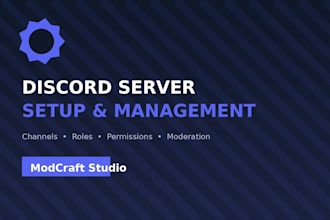 set up and manage your discord server