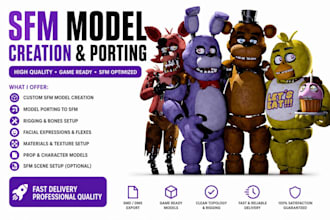 port, rig, and convert your 3d model to sfm model, l4d2 model, tf2 model, gmod