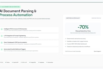 build an ai document parser and automated workflow in python and openai