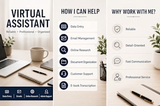 be your virtual assistant for admin tasks