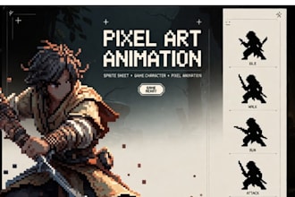 do pixel art animation pixel art sprite sheet pixel animation character design