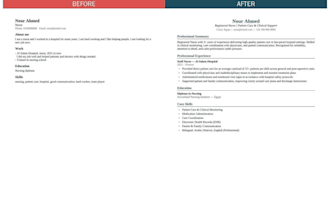 write your bilingual ats optimized CV in english and arabic