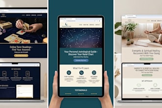 build a tarot website for your spiritual business