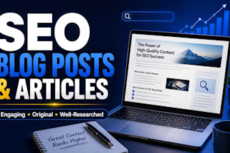 write engaging SEO blog posts and articles