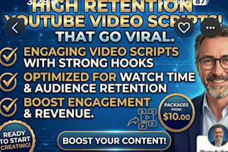 write engaging youtube and short form video scripts