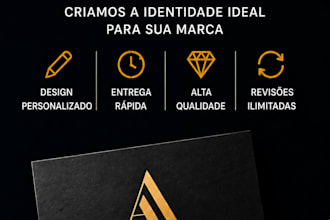 criar um logo moderno e minimalista para sua marca