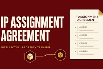 draft a professional intellectual property IP assignment agreement