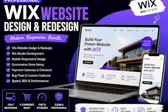 redesign and optimize your wix website