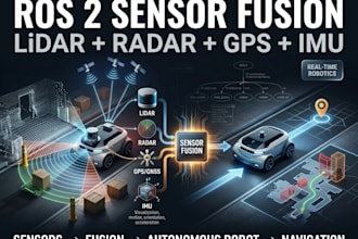 build real time lidar radar gps imu sensor fusion with ros2