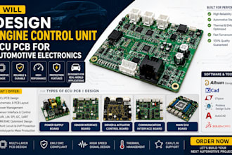 design engine control unit ecu pcb for automotive electronics
