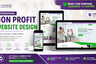 charity website nonprofit website donation website ngo website nonprofit