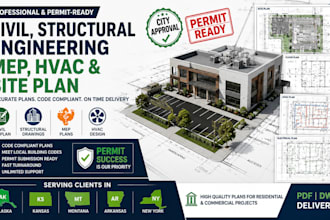 civil, structural engineering mep hvac site plan in alaska kansas montana ar ny