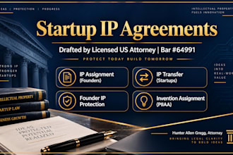 draft an airtight startup IP assignment agreement for founders as a US attorney