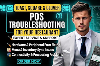 troubleshoot toast pos square pos and clover pos issues