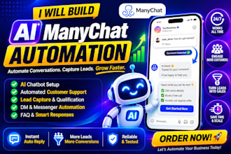 build ai manychat automation for your business
