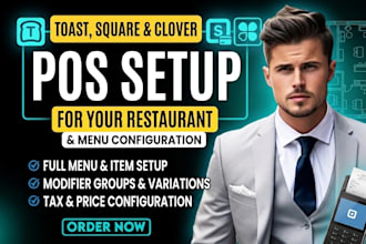 toast square and clover pos menus products and modifiers