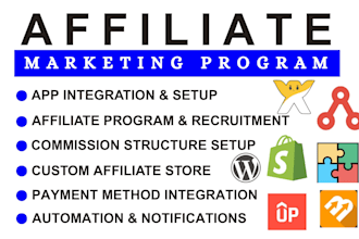 setup shopify affiliate program using goaffpro, uppromote, refersion, cj or awin
