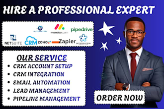 setup brevo automation monday pipedrive netsuite CRM zoho zapier integrations