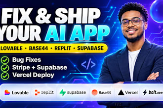 fix lovable ai app fix base44 replit ai lovable saas mvp supabase ai website